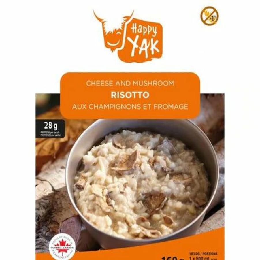 Happy Yak Cheese And Mushroom Risotto Featured | * Online