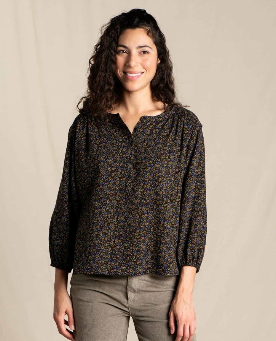 Toad & Co Manzana Long Sleeve Peasant Top Latest | * Online