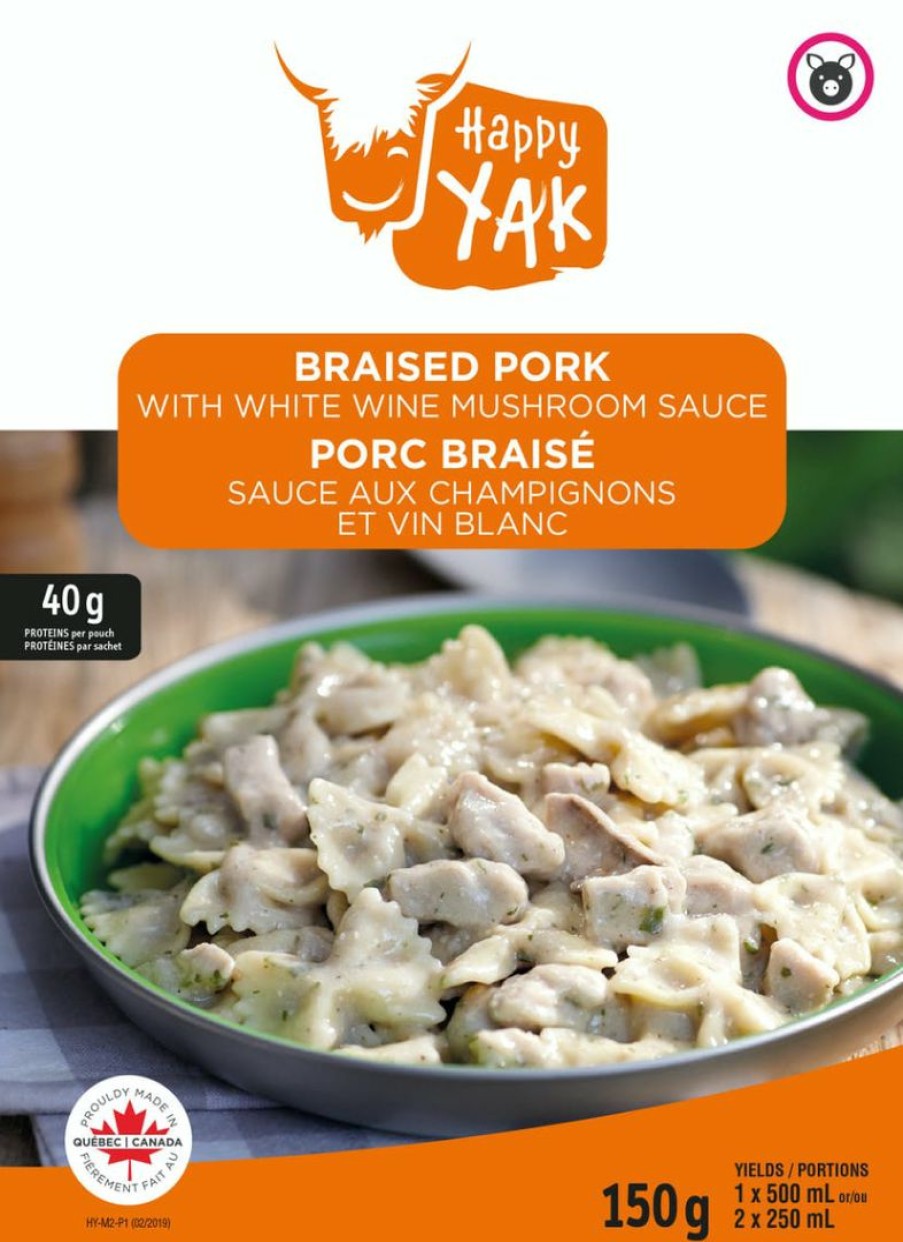 Happy Yak Braised Pork With White Wine Mushroom Sauce Reliable Quality | * Clearance