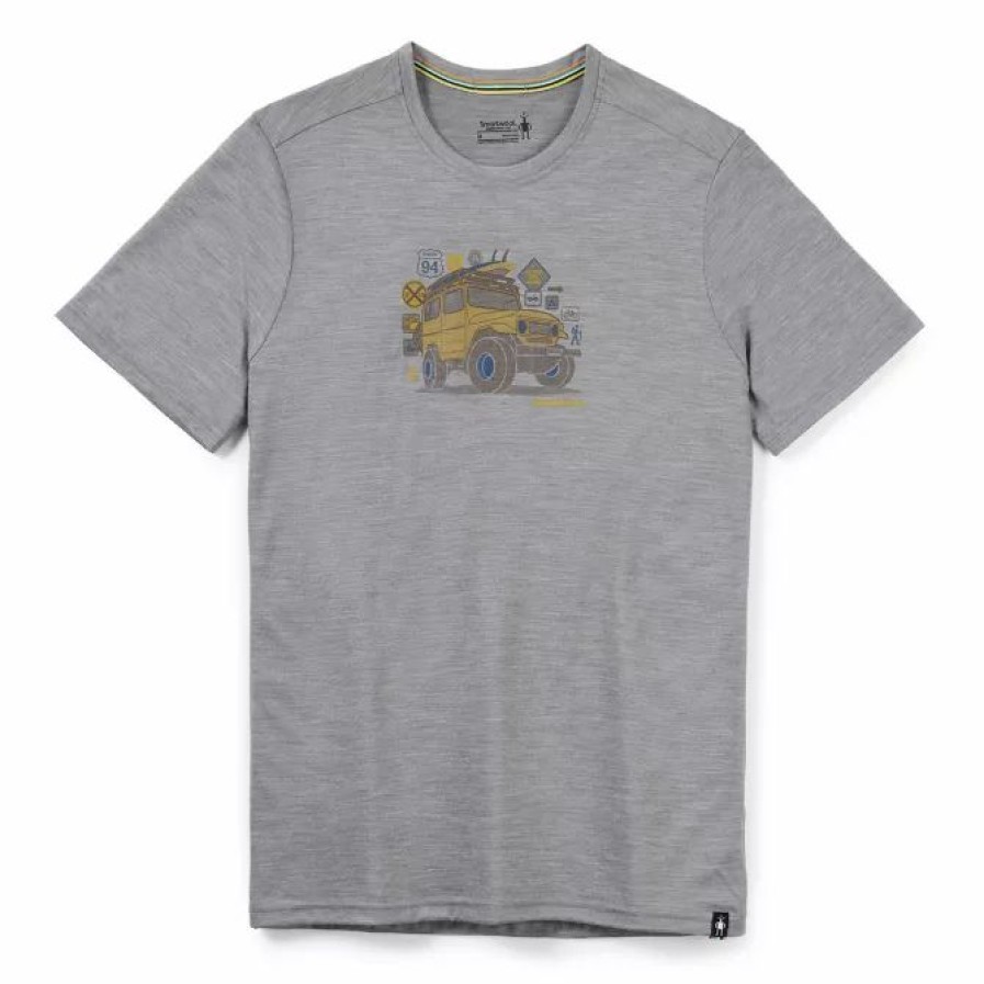 Smartwool Men'S Merino Sport 150 Overland Adventure Short Sleeve Graphic Tee Best Quality | * Hot