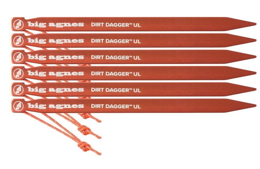 Big Agnes Dirt Dagger Ul Tent Stakes: Pack Of 6 7.5 Featured | * Wholesale