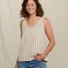 Toad & Co. Taj Hemp Button Back Tank Wholesale | * Best