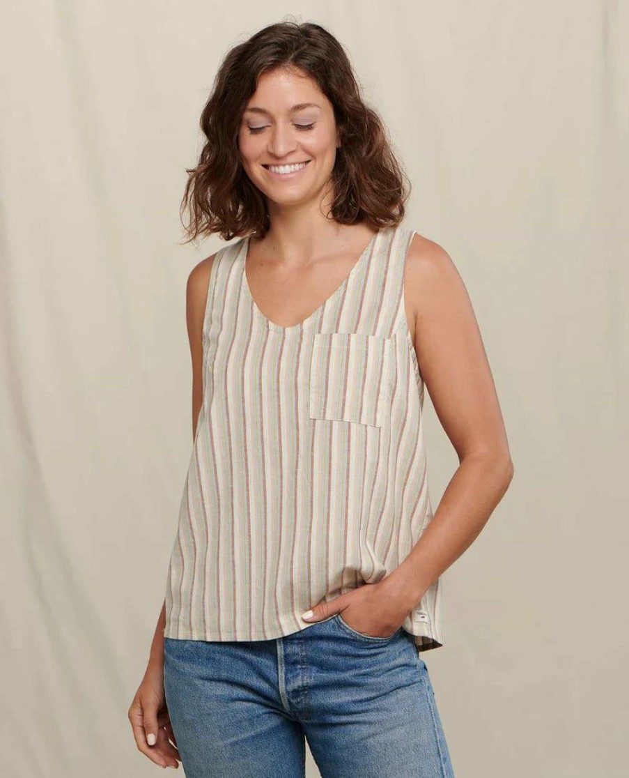 Toad & Co. Taj Hemp Button Back Tank Wholesale | * Best