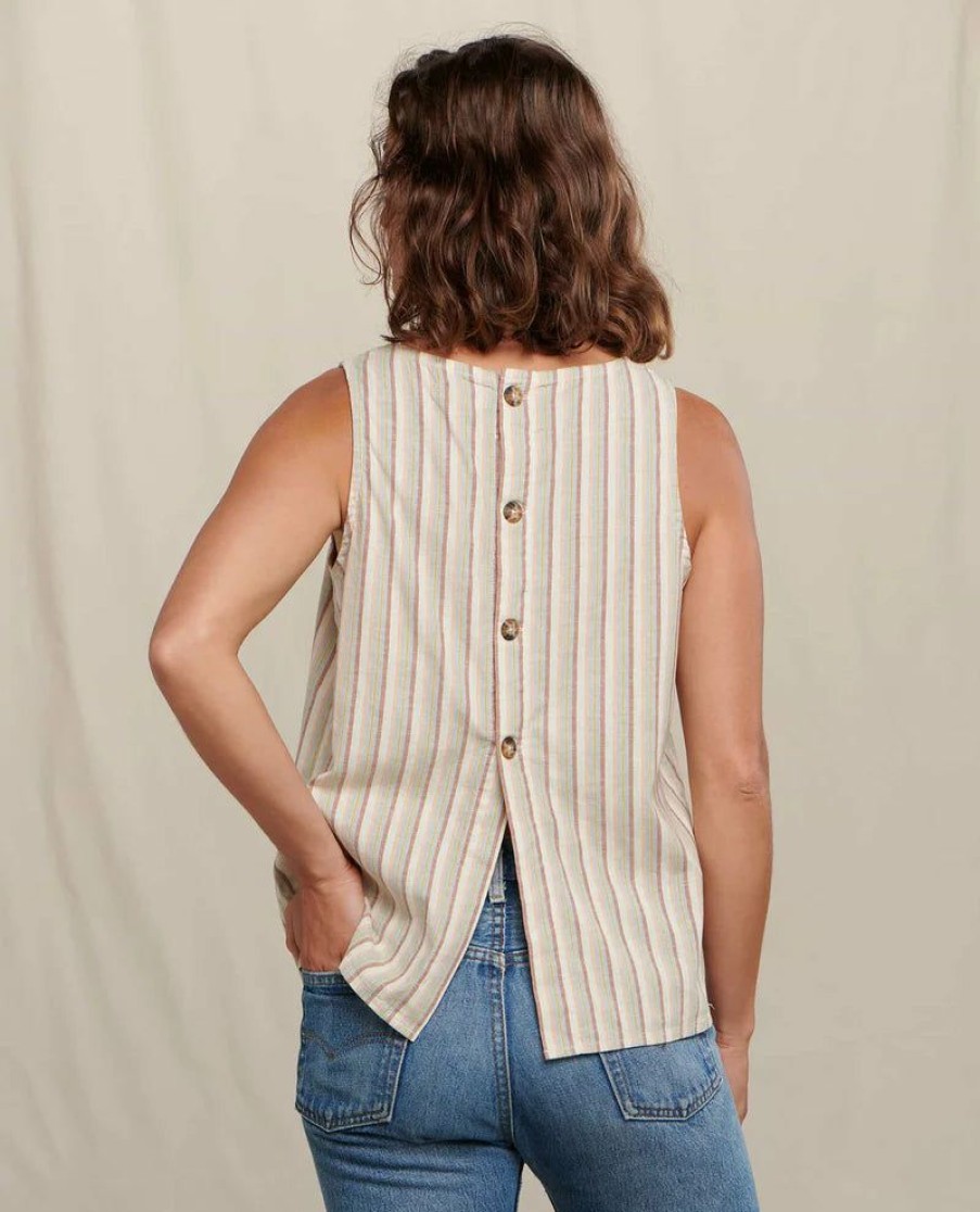 Toad & Co. Taj Hemp Button Back Tank Wholesale | * Best